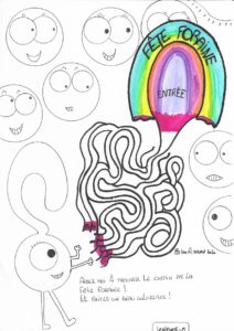 Labyrinthe par Alexandra Stern pour les petits : trouver le chemin